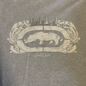 Ecko Unlimited Gray Textured Tee